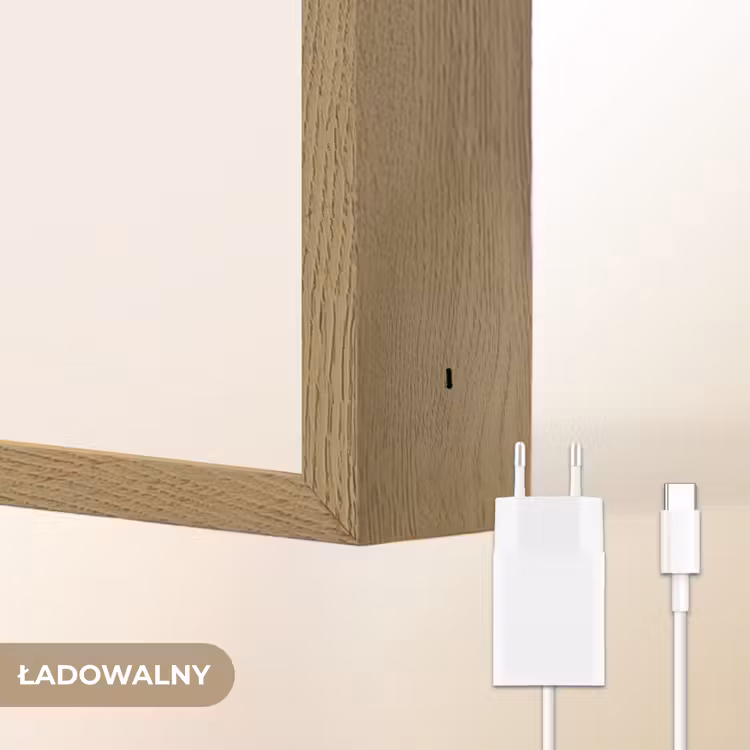 Kat - Dieren - Beige Light Box met batterij (Wandlamp kind) middel -USP_websiteoplaadbaarNL