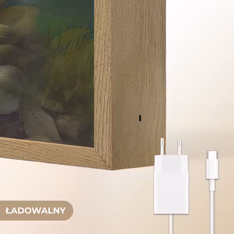 Kitten - Illustratie - Bloemen - Natuur - Kat Light Box met batterij (Wandlamp kind) middel -USP_websiteoplaadbaarNL