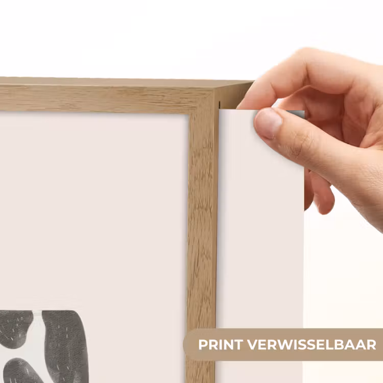 Koe - Boerderij dier - Dieren - Pastel kleuren Light Box met batterij (Wandlamp kind) middel -USP_websiteprintNL