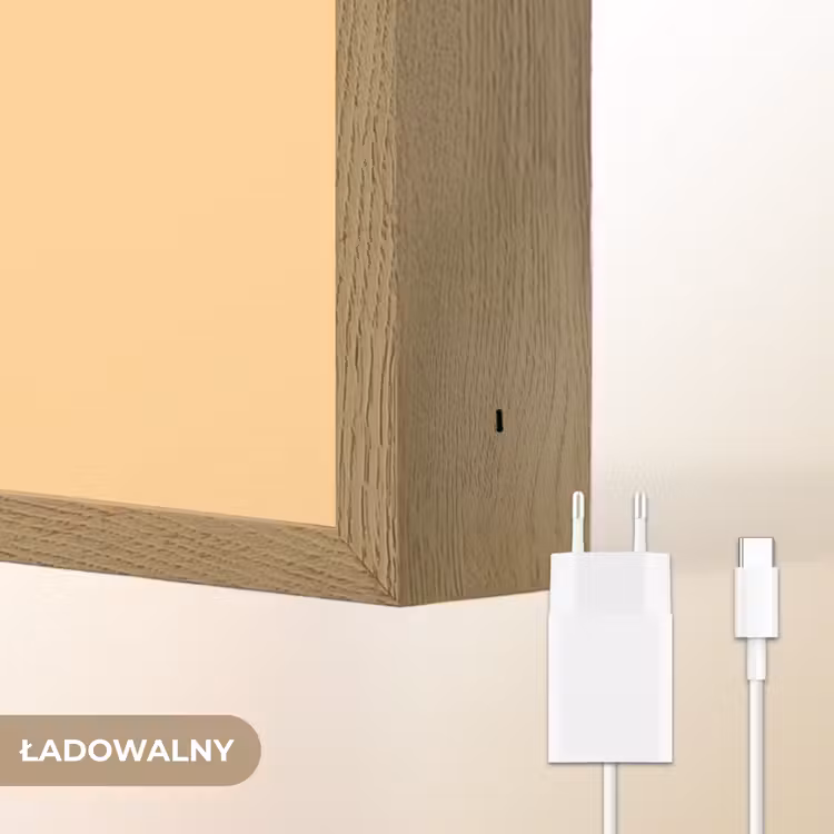 Koe - Oranje - Cartoon Light Box met batterij (Wandlamp kind) middel -USP_websiteoplaadbaarNL