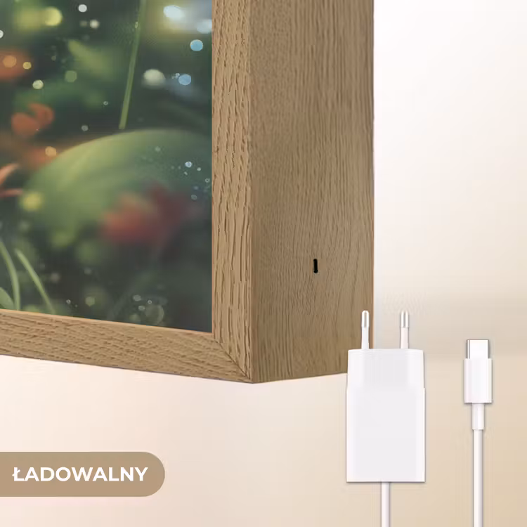 Konijn - Dieren - Bloemen - Natuur Light Box met batterij (Wandlamp kind) middel -USP_websiteoplaadbaarNL