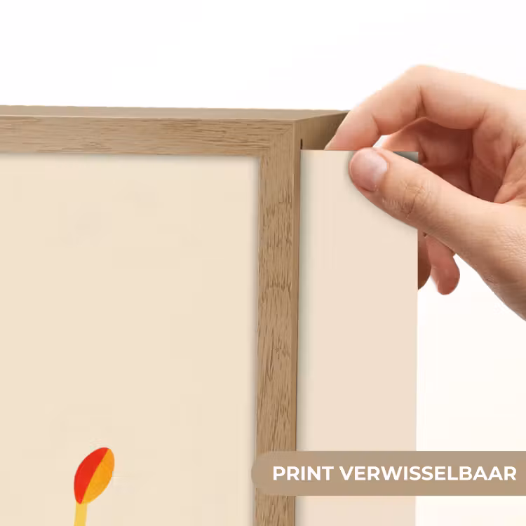 Leeuw - Kleurrijke manen - Beige Light Box met batterij (Wandlamp kind) middel -USP_websiteprintNL