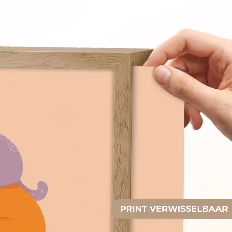 Luiaard - Vos - Kat - Slaperig Light Box met batterij (Wandlamp kind) middel -USP_websiteprintNL