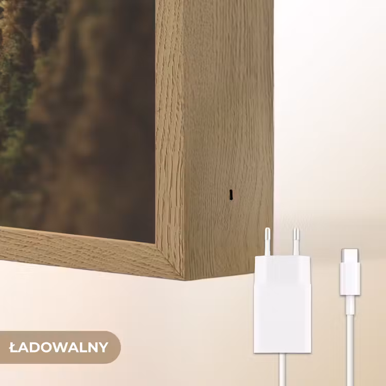 Aap - Boomstronk - Bruin Light Box met batterij (Wandlamp kind) middel -USP_websiteoplaadbaarNL