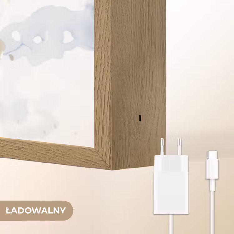 Aap - Dier - Kinderen Light Box met batterij (Wandlamp kind) middel -USP_websiteoplaadbaarNL