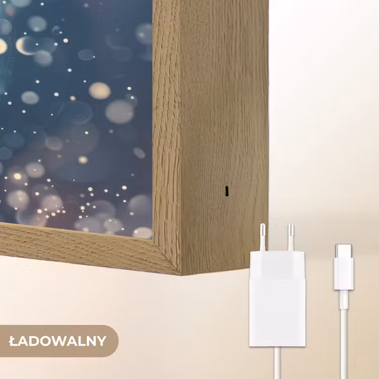 Basketbal - Vuur - Sport - Blauw - Oranje Light Box met batterij (Wandlamp kind) middel -USP_websiteoplaadbaarNL