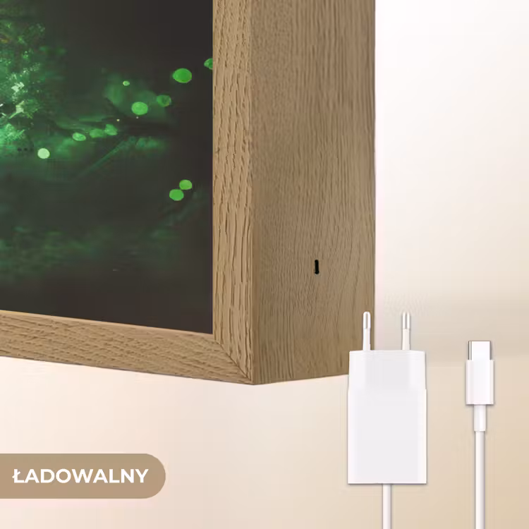 Basketbal - Vuur - Vlammen - Groen Light Box met batterij (Wandlamp kind) middel -USP_websiteoplaadbaarNL