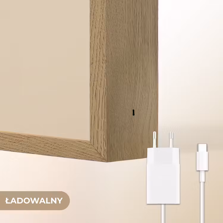 Beer - Donkerbruin - Minimalistisch Light Box met batterij (Wandlamp kind) middel -USP_websiteoplaadbaarNL