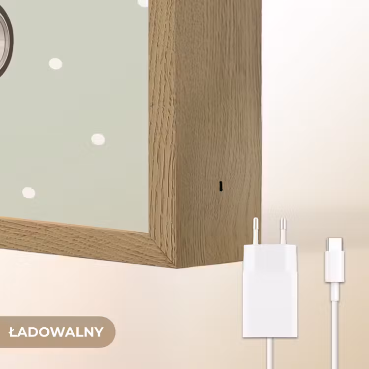 Beige - Raceauto - Stippen - Wielen Light Box met batterij (Wandlamp kind) middel -USP_websiteoplaadbaarNL