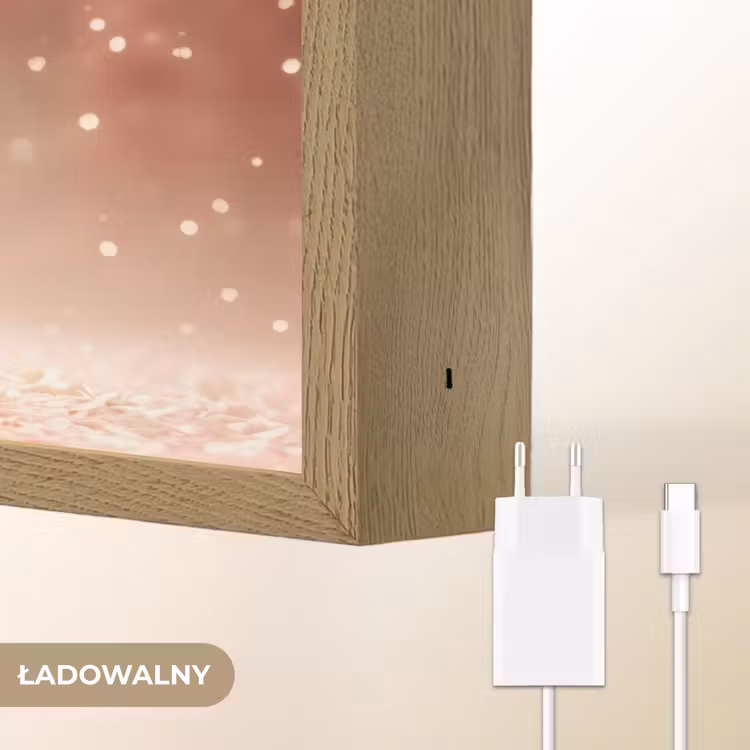 Bloemenfee - Roze - Meisje Light Box met batterij (Wandlamp kind) middel -USP_websiteoplaadbaarNL