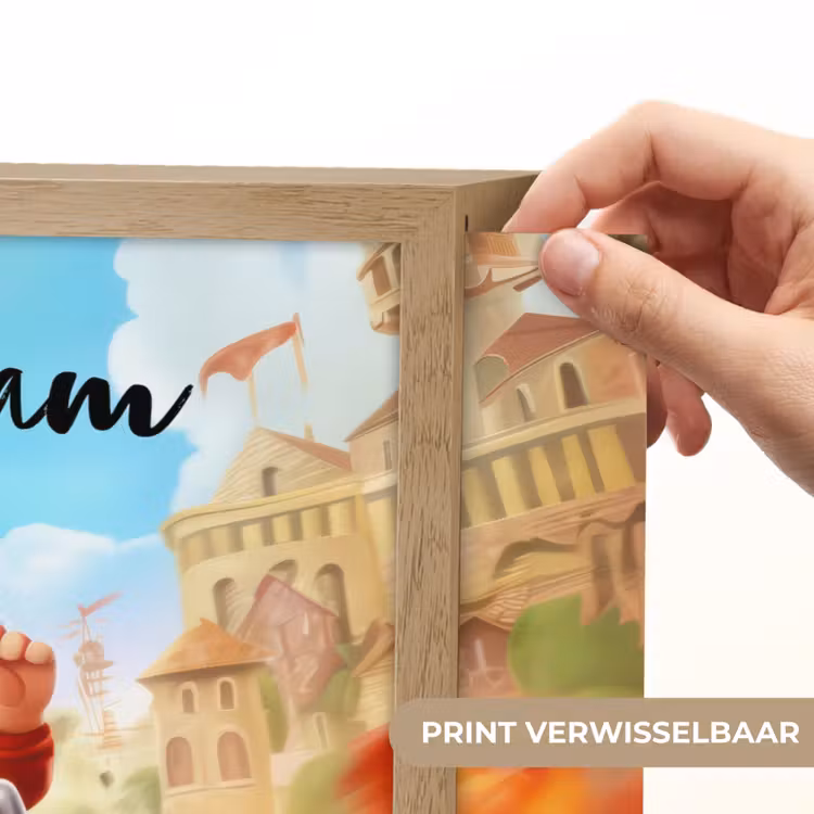 Brandweer - Jongens - Kinderen - Auto Light Box met batterij (Wandlamp kind) middel -USP_websiteprintNL