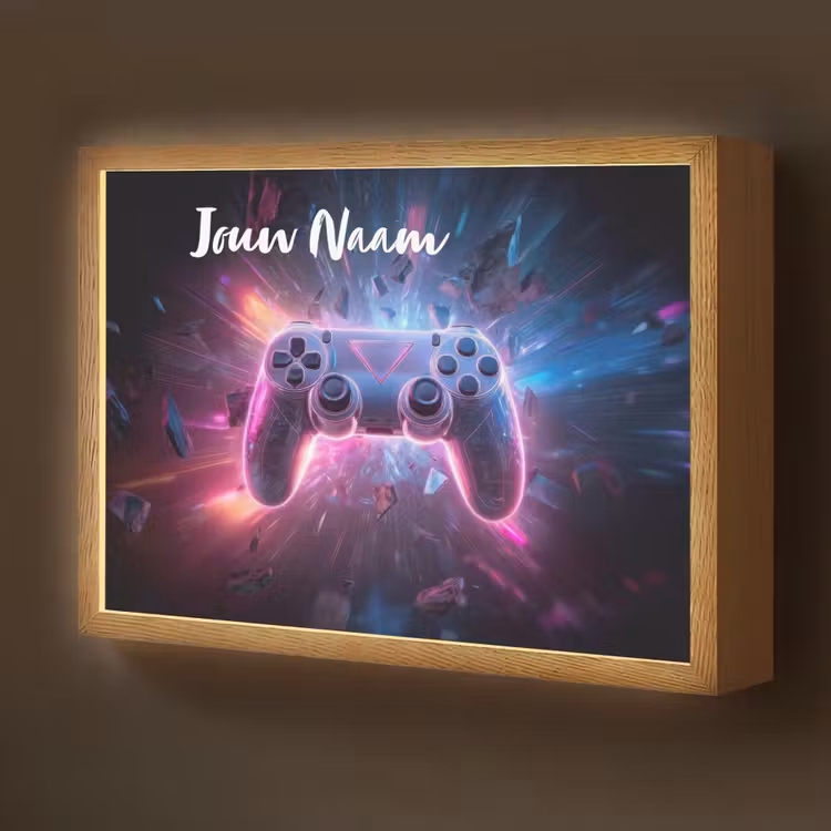Controller - Neon - Game Light Box met batterij (Wandlamp kind) middel -z3d_website
