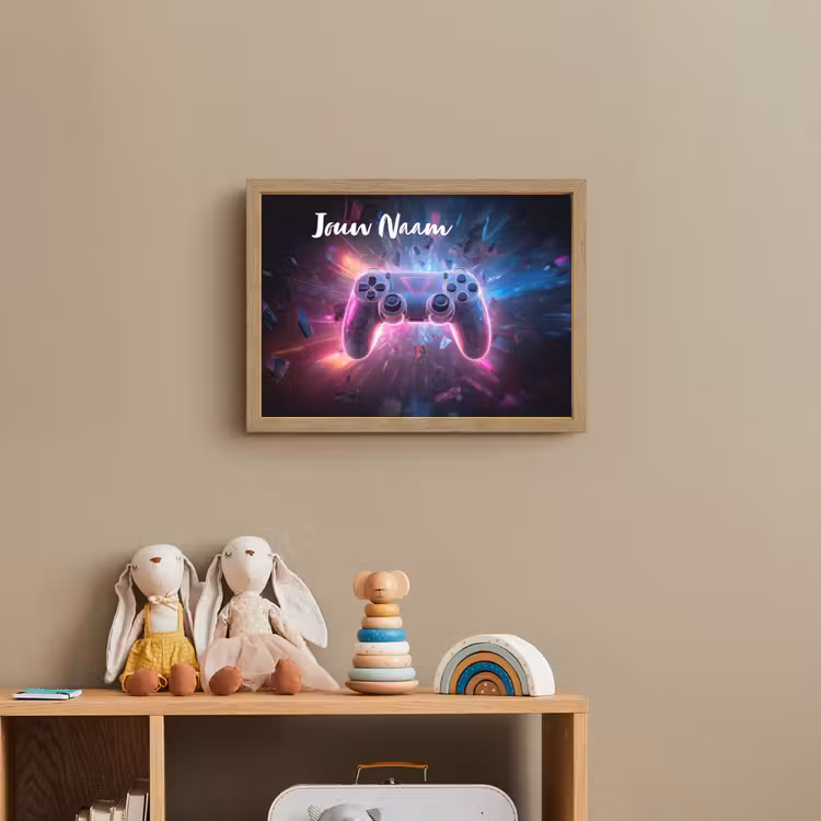 Controller - Neon - Game Light Box met batterij (Wandlamp kind) middel -sfeer2_kind