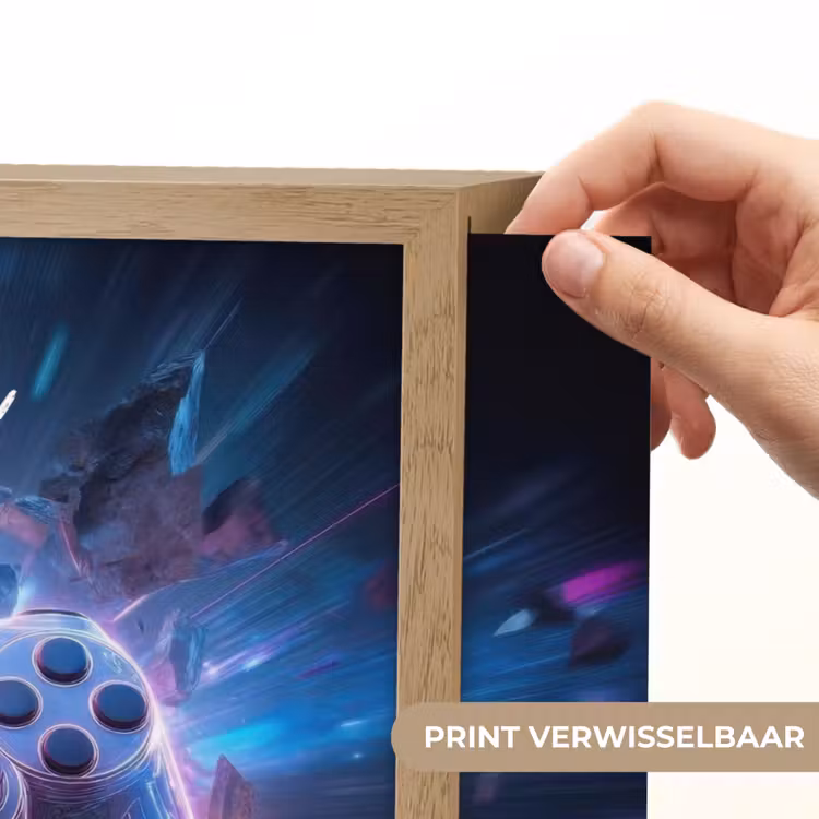 Controller - Neon - Game Light Box met batterij (Wandlamp kind) middel -USP_websiteprintNL