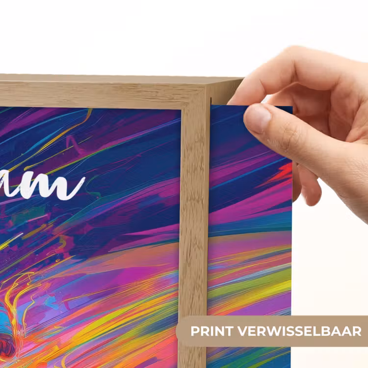 Crossmotor - Neonkleuren - Lijnen - Helm Light Box met batterij (Wandlamp kind) middel -USP_websiteprintNL