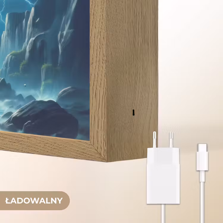 Dino - Blauw - Jongens Light Box met batterij (Wandlamp kind) middel -USP_websiteoplaadbaarNL