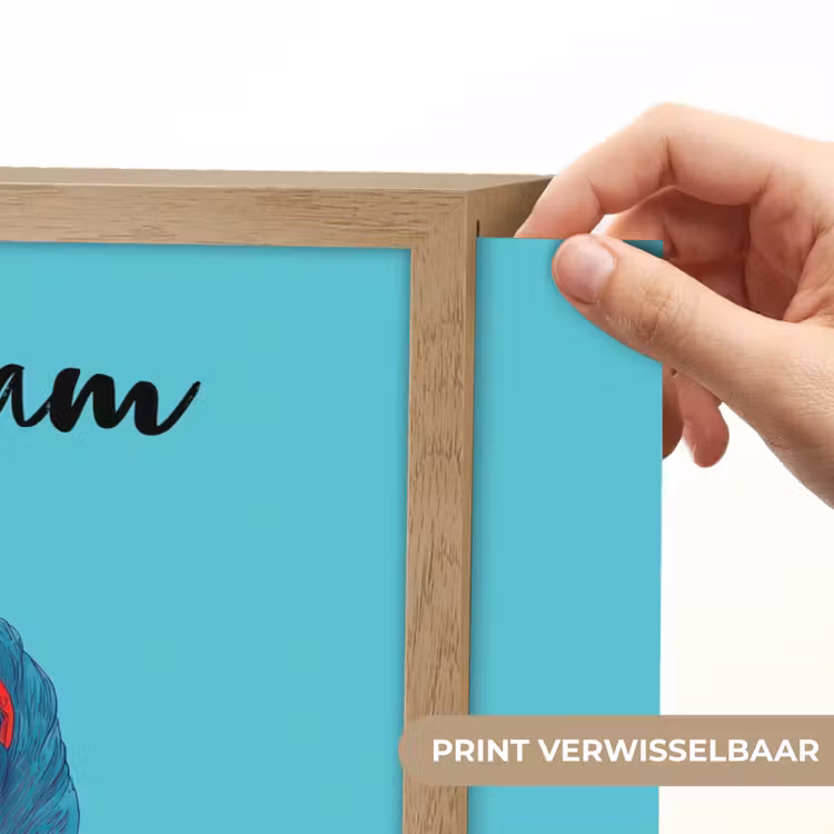 Dino - Blauw - Zonnebril - Wolken Light Box met batterij (Wandlamp kind) middel -USP_websiteprintNL