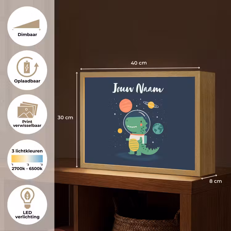 Dino - Ruimtepak - Planeten Light Box met batterij (Wandlamp kind) middel -USP_websiteoverzichtNL