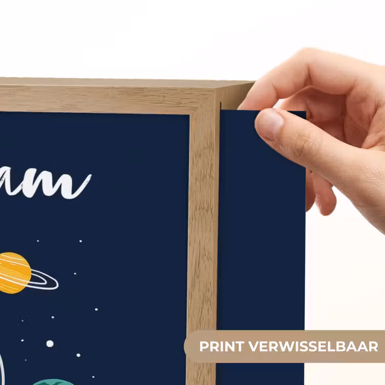 Dino - Ruimtepak - Planeten Light Box met batterij (Wandlamp kind) middel -USP_websiteprintNL