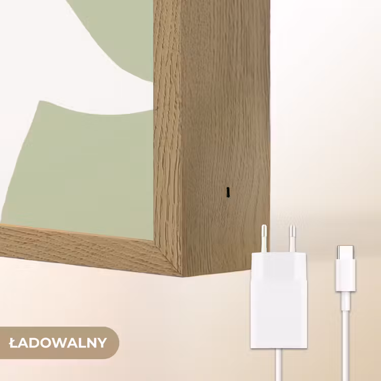 Dino - Triceratops - Dinosaurus - Groen Light Box met batterij (Wandlamp kind) middel -USP_websiteoplaadbaarNL