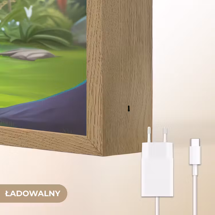 Dino - Voetbal - Groen Light Box met batterij (Wandlamp kind) middel -USP_websiteoplaadbaarNL