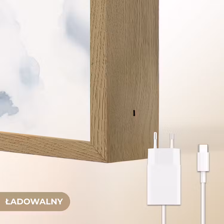 Draak - Baby dier - Kinderen Light Box met batterij (Wandlamp kind) middel -USP_websiteoplaadbaarNL