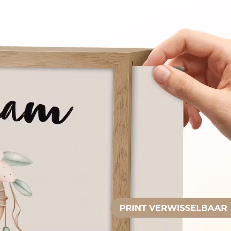 Dromenvanger - Bohemian - Boho - Pastel kleuren Light Box met batterij (Wandlamp kind) middel -USP_websiteprintNL