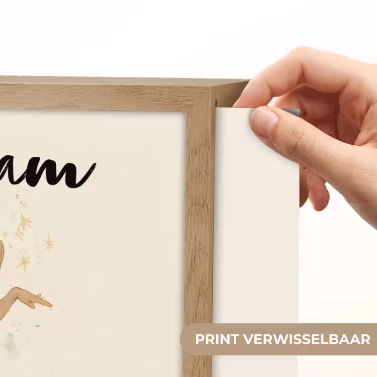 Fee - Groen - Magie Light Box met batterij (Wandlamp kind) middel -USP_websiteprintNL