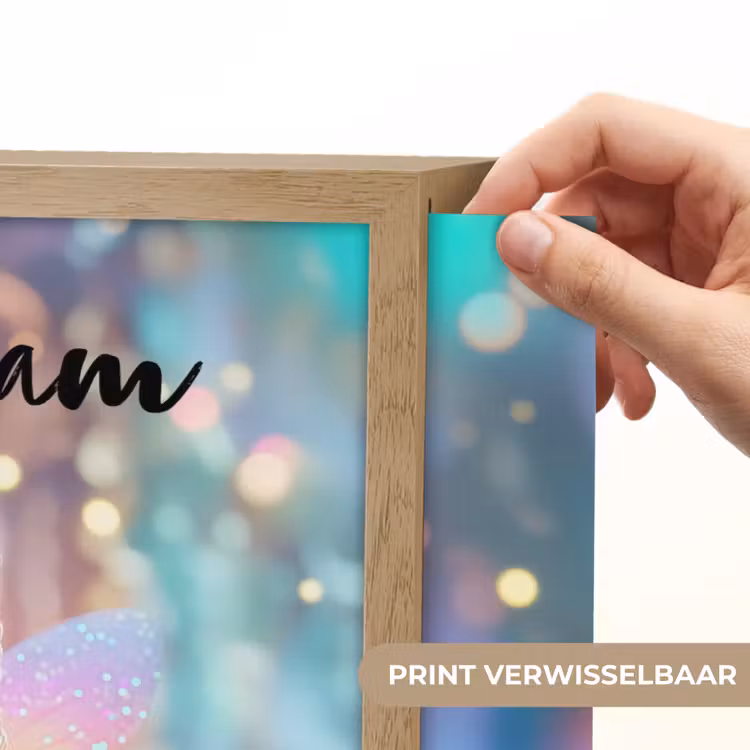 Fee - Schommel - Paars - Glinsters Light Box met batterij (Wandlamp kind) middel -USP_websiteprintNL