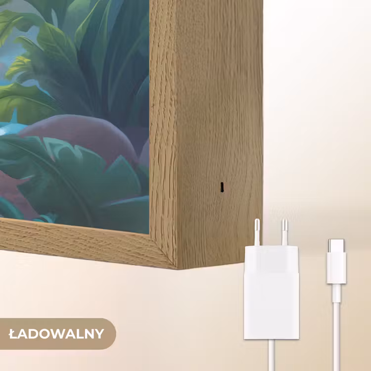 Flamingo - Dinosaurus - Strand - Kleurrijk Light Box met batterij (Wandlamp kind) middel -USP_websiteoplaadbaarNL