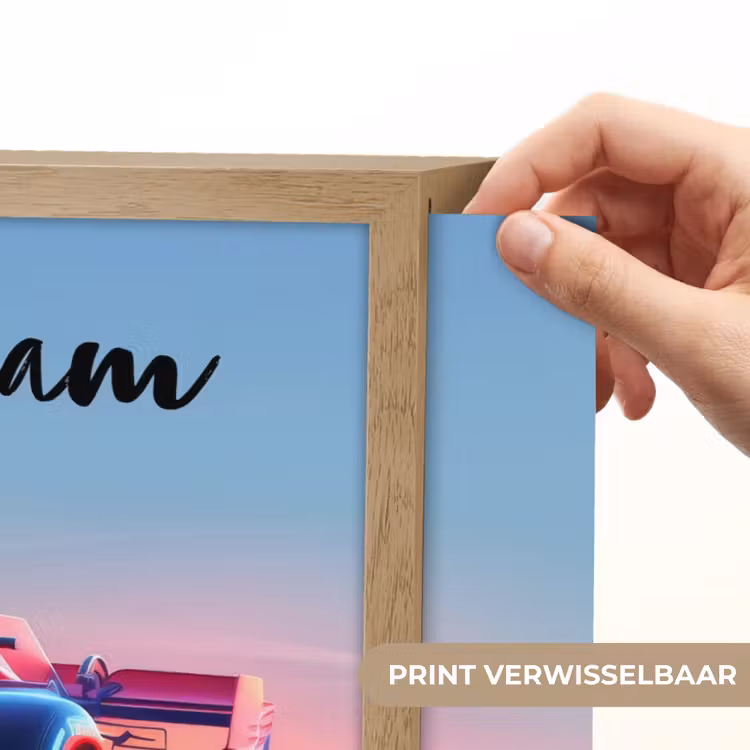Formule 1 - Race - Auto - Jongens Light Box met batterij (Wandlamp kind) middel -USP_websiteprintNL