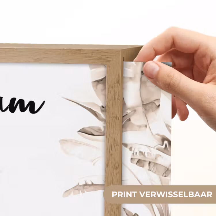 Giraffe - Jungle - Bruin - Kinderen Light Box met batterij (Wandlamp kind) middel -USP_websiteprintNL