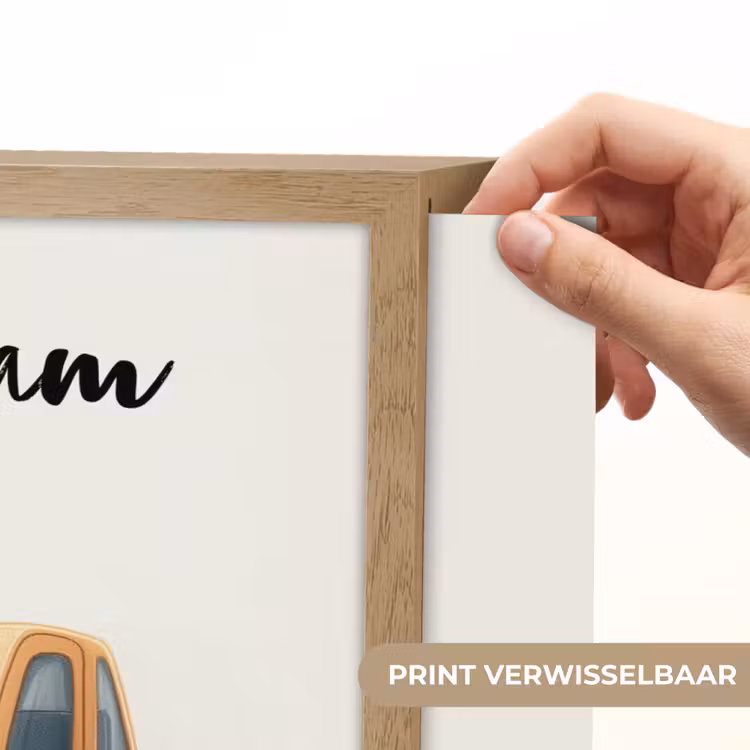 Graafmachine - Getekend - Oranje Light Box met batterij (Wandlamp kind) middel -USP_websiteprintNL