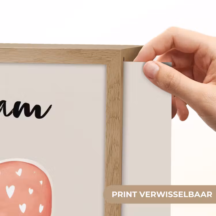 Hart - Rood - Minimalistisch Light Box met batterij (Wandlamp kind) middel -USP_websiteprintNL