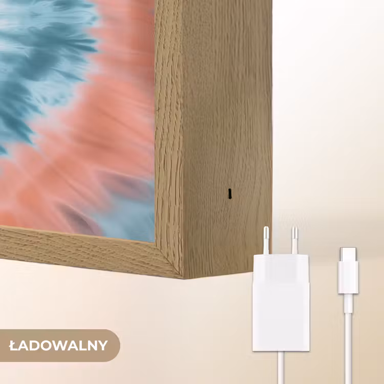 Hartvormig - Tie dye - Lichtblauw - Pasteltinten Light Box met batterij (Wandlamp kind) middel -USP_websiteoplaadbaarNL