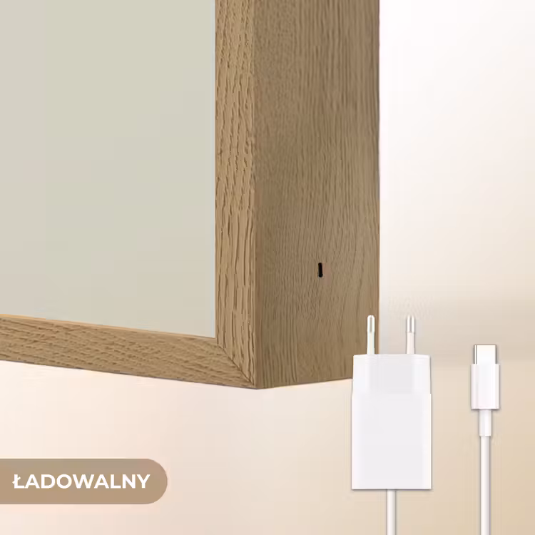 Illustratie - Vos - Konijn - Bladeren Light Box met batterij (Wandlamp kind) middel -USP_websiteoplaadbaarNL