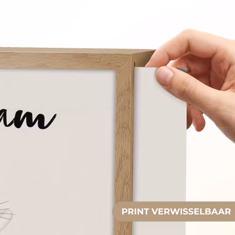 Kat - Minimalistisch - Tutu - Kroontje Light Box met batterij (Wandlamp kind) middel -USP_websiteprintNL