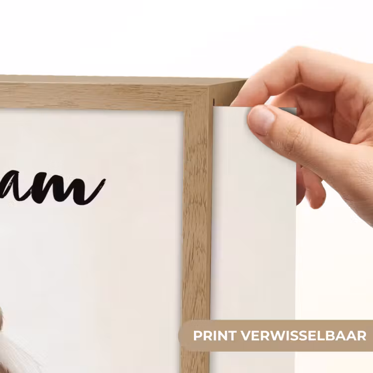 Konijn - Muts - Oren - Beige Light Box met batterij (Wandlamp kind) middel -USP_websiteprintNL