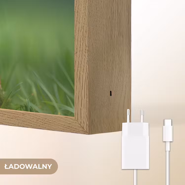 Kuiken - Eend - Geel - Gras Light Box met batterij (Wandlamp kind) middel -USP_websiteoplaadbaarNL