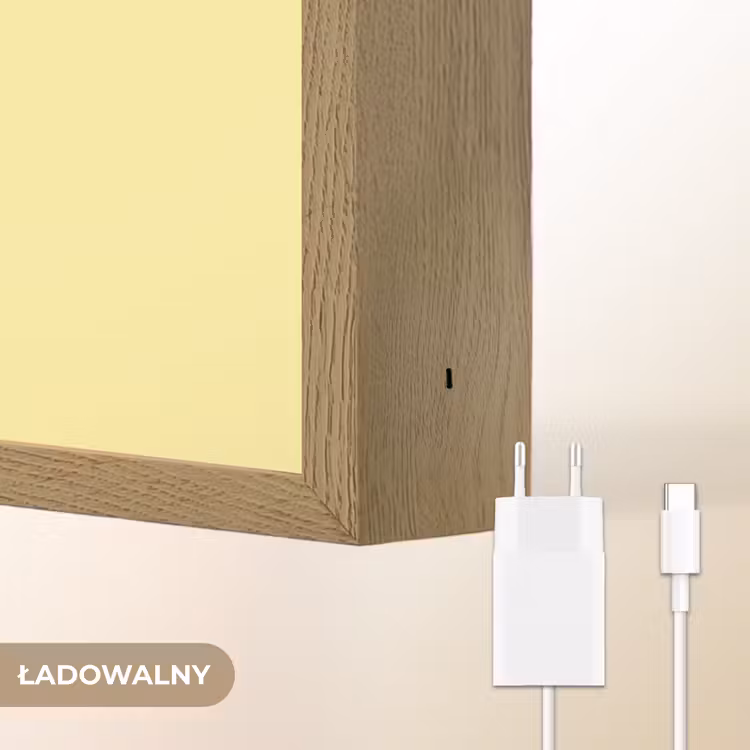 Kuiken - Geel - Minimalistisch - Snavel Light Box met batterij (Wandlamp kind) middel -USP_websiteoplaadbaarNL