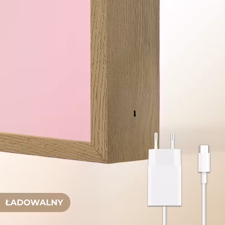 Lama - Zonnebril - Roze Light Box met batterij (Wandlamp kind) middel -USP_websiteoplaadbaarNL