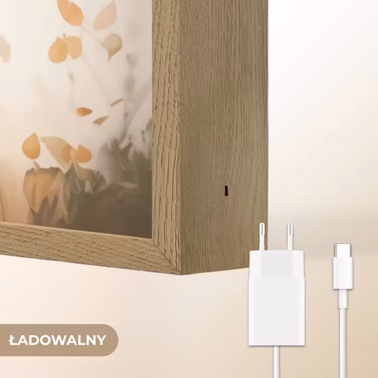 Leeuw - Dieren - Kinderen - Bruin - Meisje Light Box met batterij (Wandlamp kind) middel -USP_websiteoplaadbaarNL