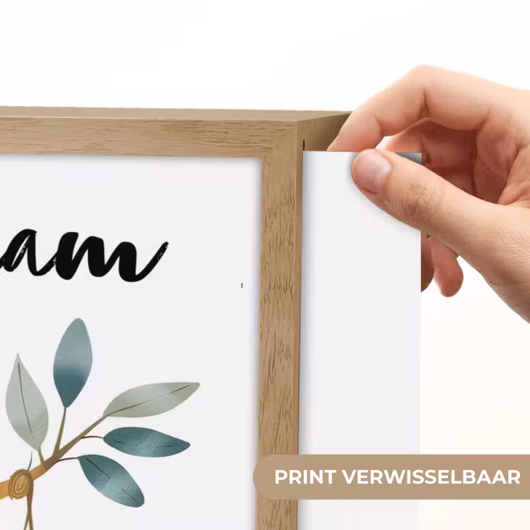Luiaard - Dier - Jungle dieren Light Box met batterij (Wandlamp kind) middel -USP_websiteprintNL