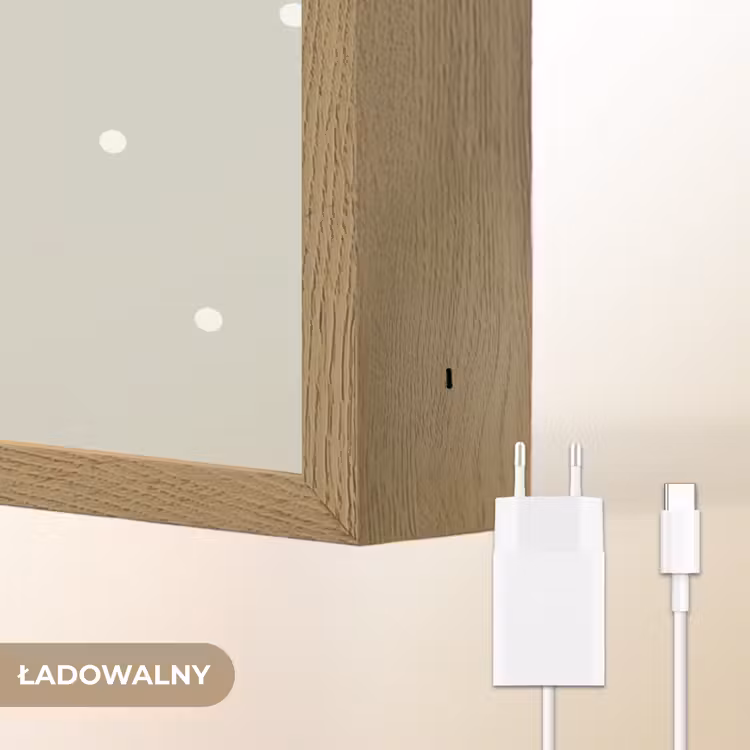 Minimalistisch - Dieren - Bladeren - Stippen Light Box met batterij (Wandlamp kind) middel -USP_websiteoplaadbaarNL