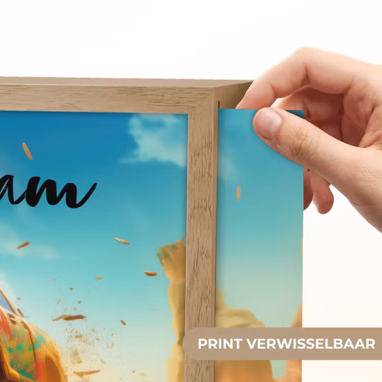 Monstertruck - Kind - Jongen - Auto Light Box met batterij (Wandlamp kind) middel -USP_websiteprintNL