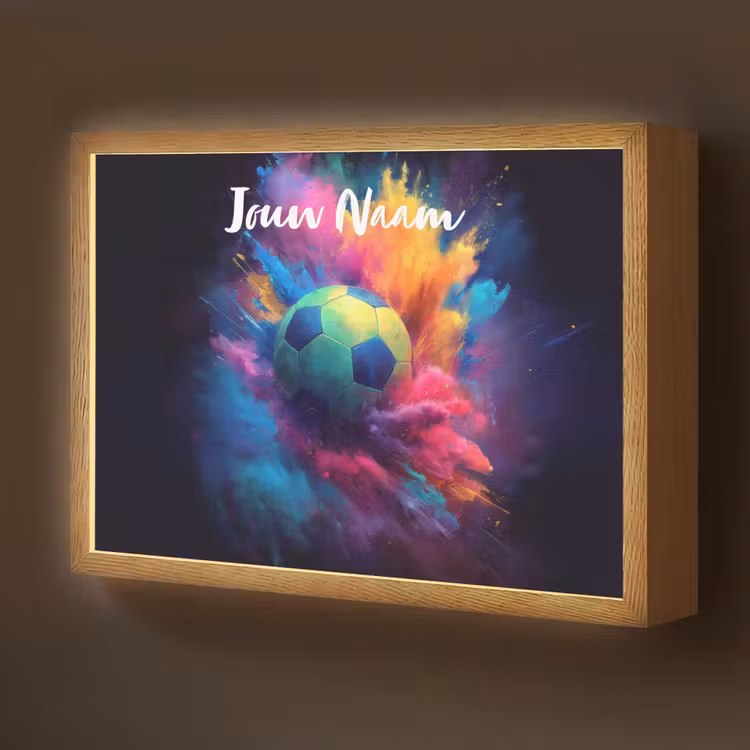 Neon - Bal - Kleurrijk Light Box met batterij (Wandlamp kind) middel -z3d_website