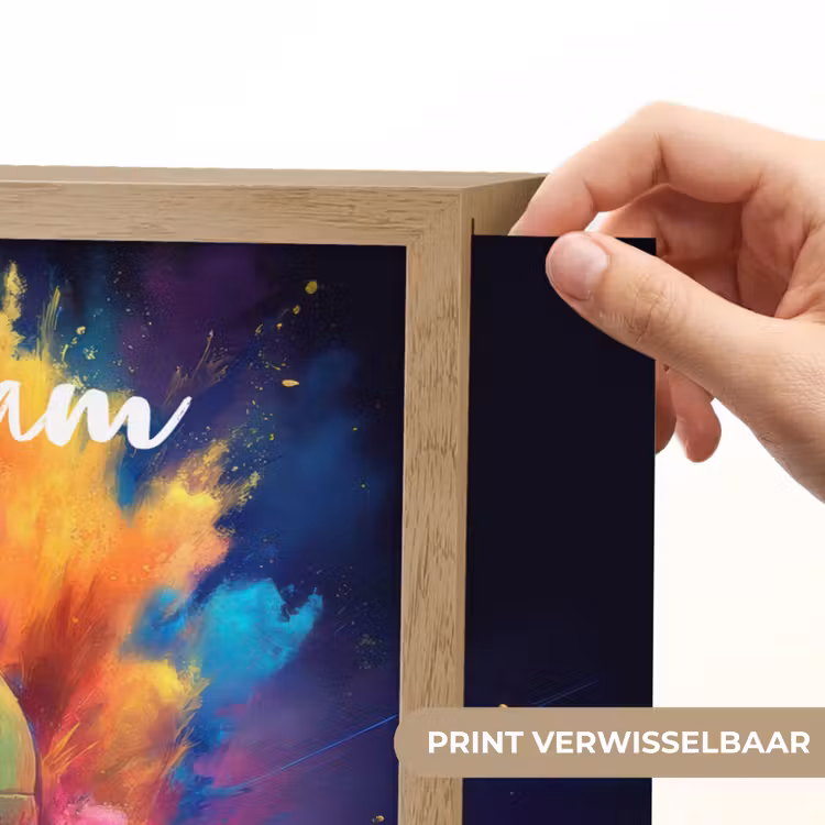 Neon - Bal - Kleurrijk Light Box met batterij (Wandlamp kind) middel -USP_websiteprintNL