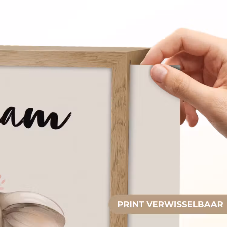 Olifant - Bohemian - Dieren - Boho Light Box met batterij (Wandlamp kind) middel -USP_websiteprintNL