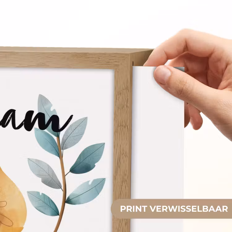 Olifant - Dier - Pastel kleuren Light Box met batterij (Wandlamp kind) middel -USP_websiteprintNL