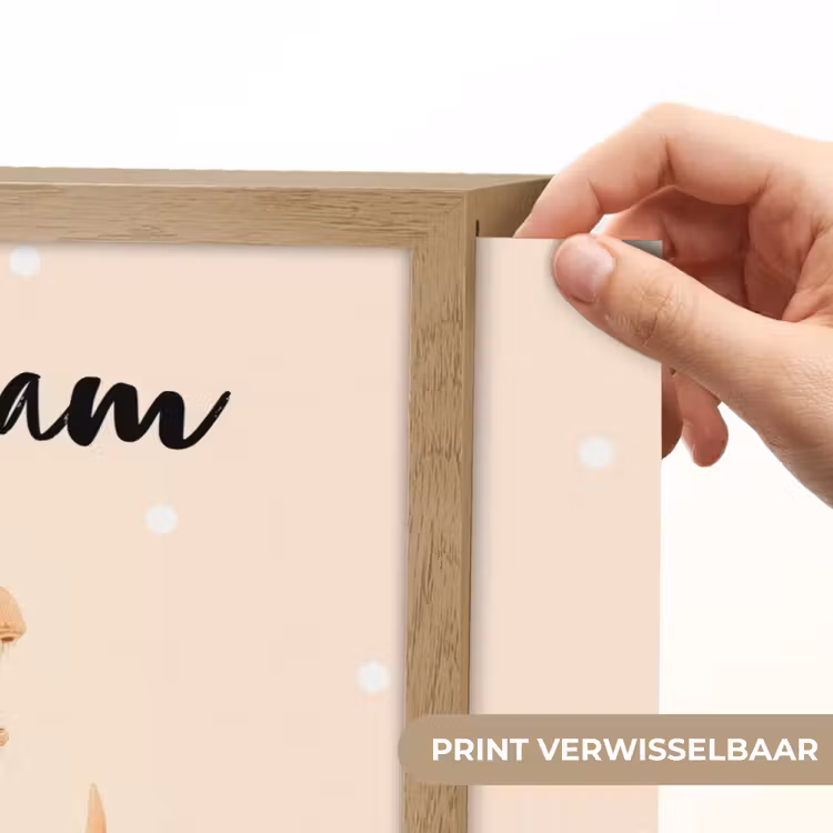 Oranje - Dino - T-Rex  - Stippen Light Box met batterij (Wandlamp kind) middel -USP_websiteprintNL